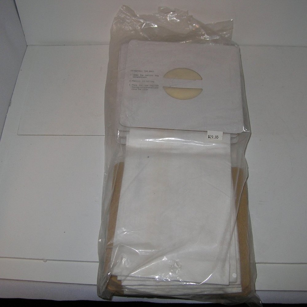 10 Nutone Replacement Bags for Central Vacuum Top 6.75x6 3/8" 5 3/8"x13 3/8"Lo41